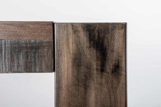 Rustic Maple Parsons Table in Smoke
