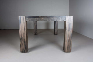 Rustic Maple Parsons Table in Smoke