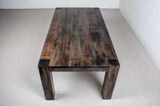 Rustic Maple Parsons Table in Smoke
