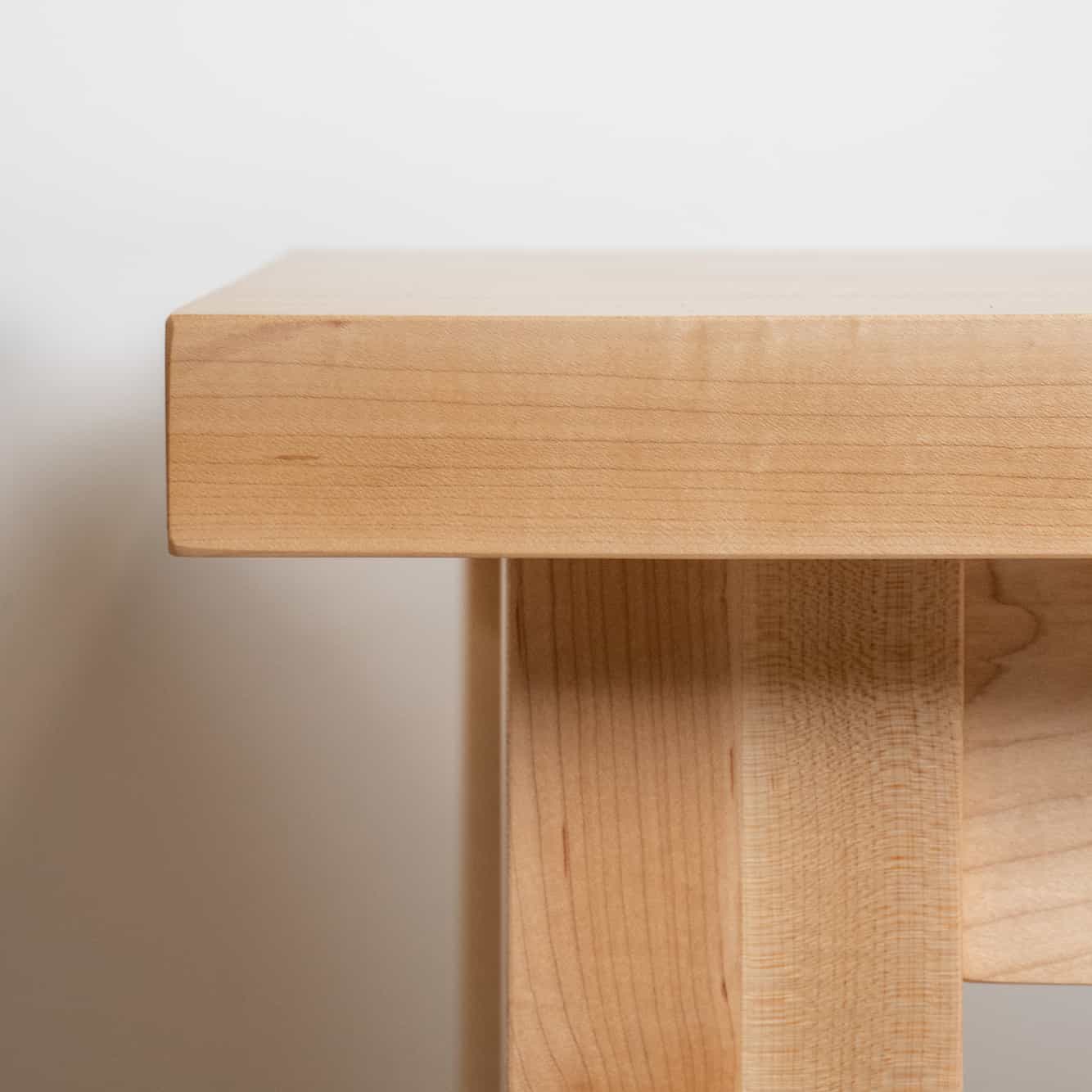 solid maple conference room table