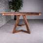 end view of a Walnut table 48