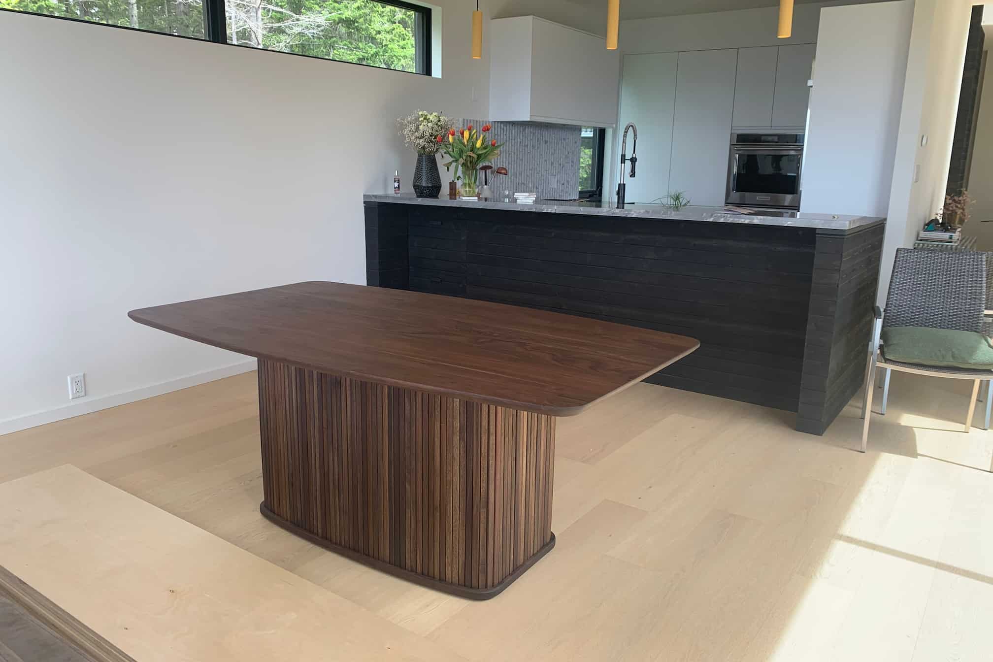 Wood Dining Table | Pedestal Dining Table | Loewen Design Studios