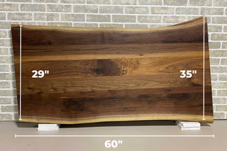 Live Edge Walnut Table 30x60