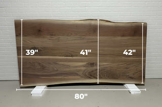 Live Edge Walnut Table 40x80