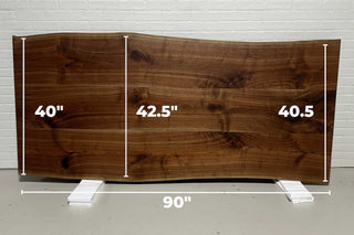 Live Edge Walnut Table 40x90