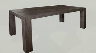 Custom walnut table for Somee