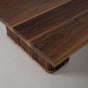 corner detail of a Walnut table 36