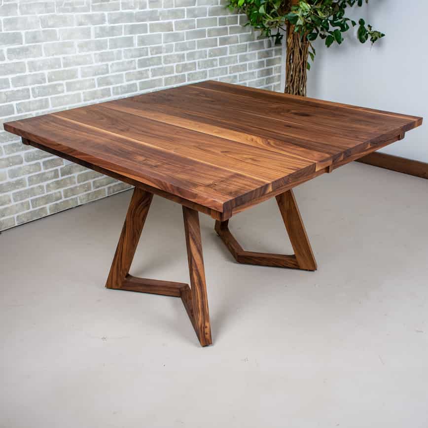 Square Extensible Table Square Extendable Table | Wood Dining Table | Loewen Design Studios