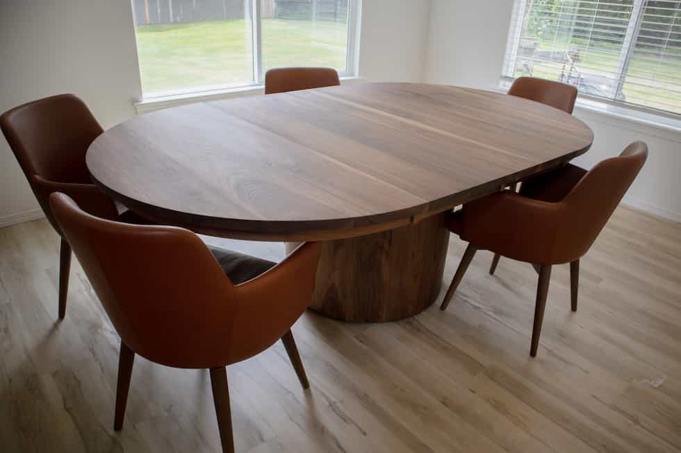 Wood Dining Table | Pedestal Dining Table | Loewen Design Studios