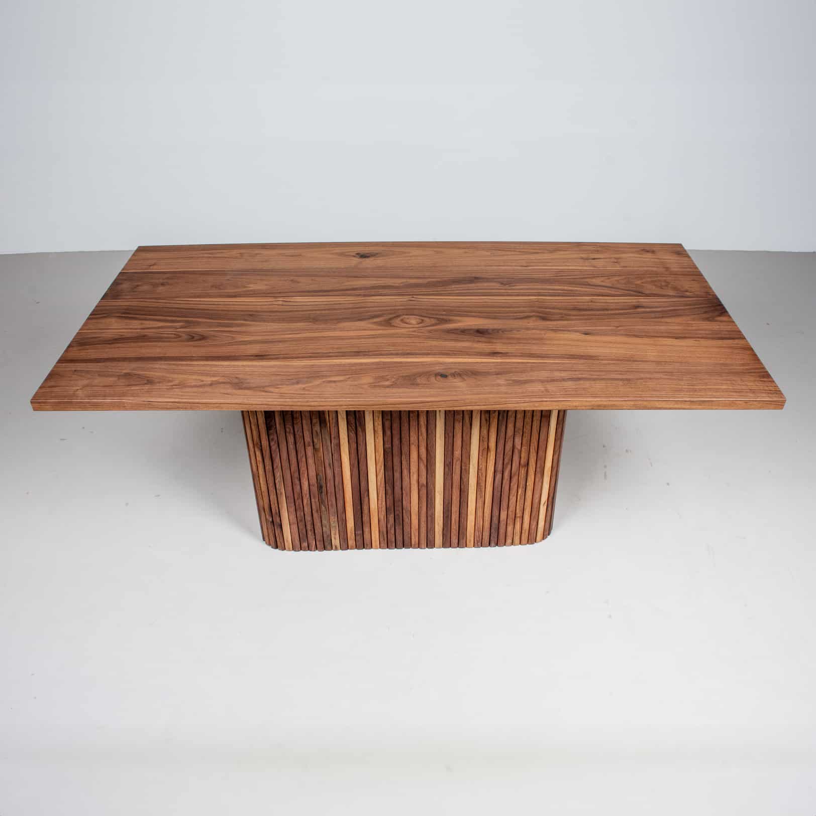 walnut pedestal table