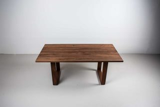 Walnut Table on Wood Lewis Legs