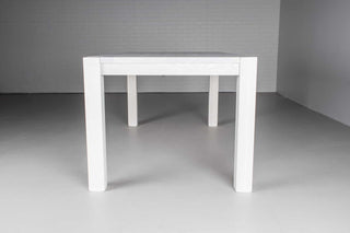 white oak parsons table