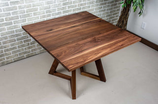 Fundy apartment size extending table in walnut