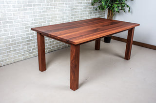 spiced walnut parsons table