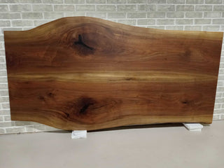 Live Edge Walnut Bookmatch Table 38x84