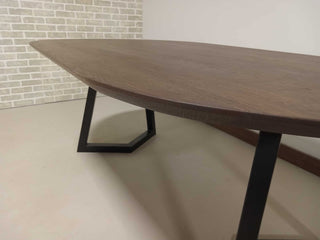 in stock oval oak table