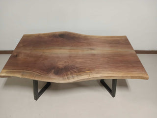 Live Edge Bookmatch Walnut Table 44"x72"
