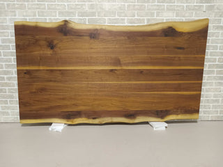 live edge walnut table in stock