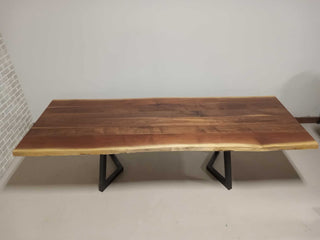 Live Edge Walnut Table 38 x 104 - #1247