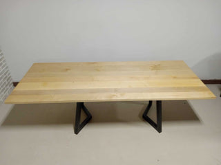 38.5 x 96 maple table in stock