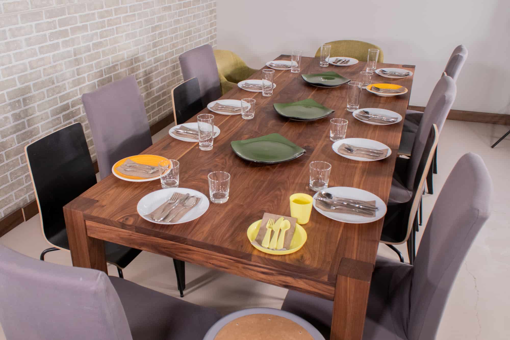 Beaumont Walnut Parsons Table - Loewen Design Studios