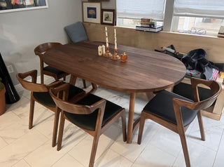 Walnut Mid Century Modern Table