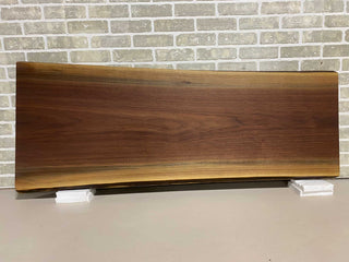 Single Slab Live Edge Walnut Table 60" Long