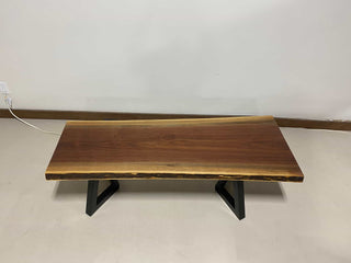 Single Slab Live Edge Walnut Table 60" Long