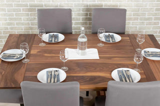 Fundy apartment size extending table in walnut