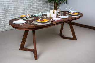 extendable wood table for thanksgiving