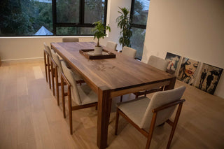 Beaumont Walnut Parsons Table - Loewen Design Studios