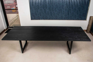 black ash conference table