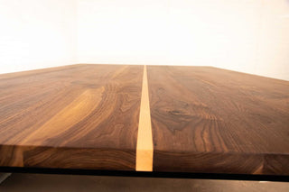 carlsbad walnut ping pong table on steel legs