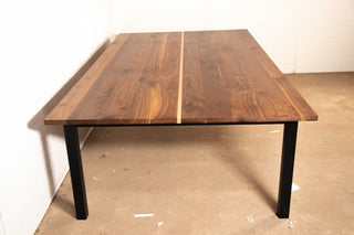 carlsbad walnut ping pong table on steel legs