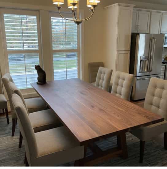 Classic Walnut Table - Loewen Design Studios