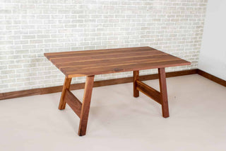 Kinbrook Milled Edge Walnut Dining Table - Loewen Design Studios