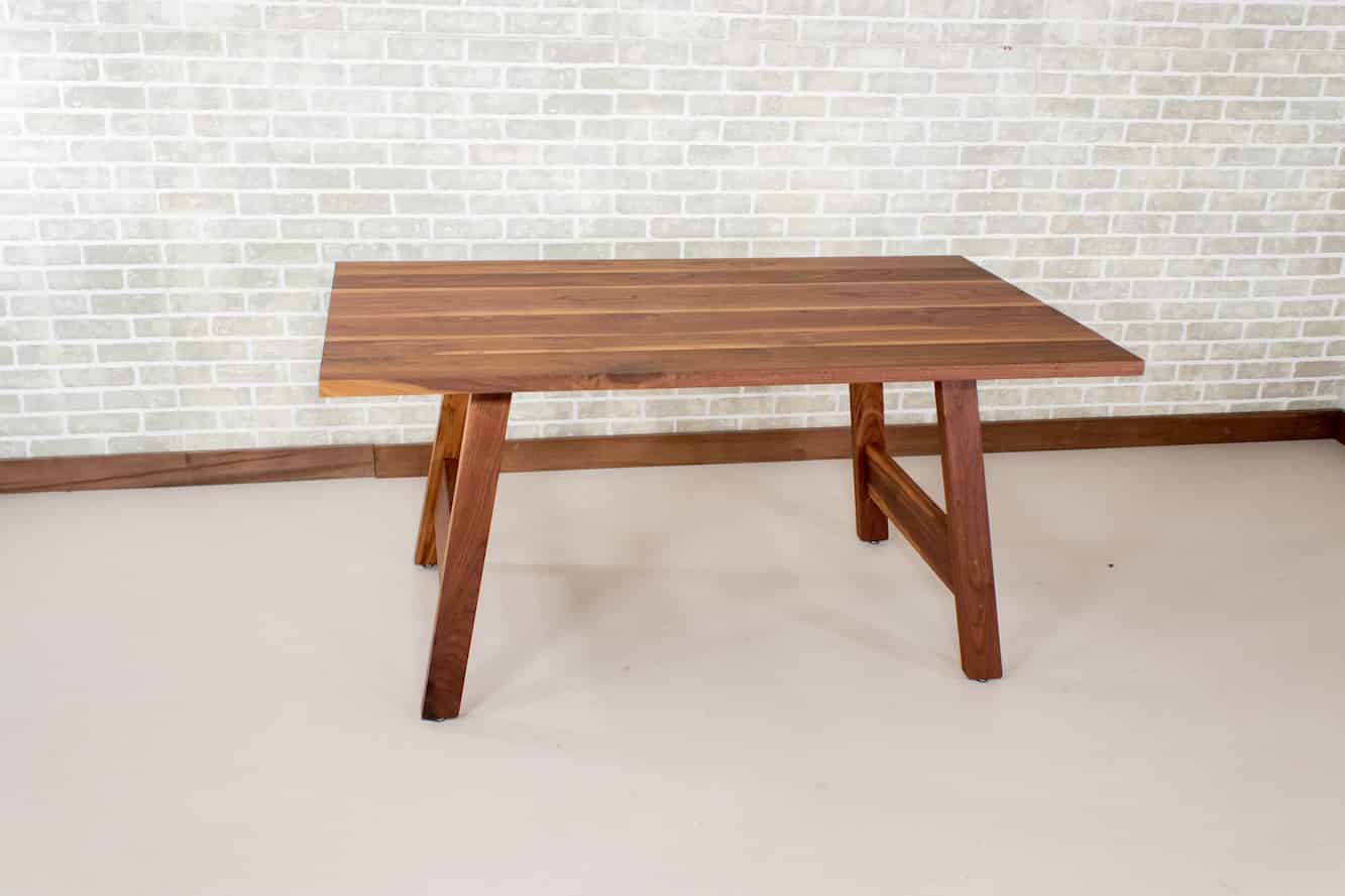 Kinbrook Milled Edge Walnut Dining Table - Loewen Design Studios