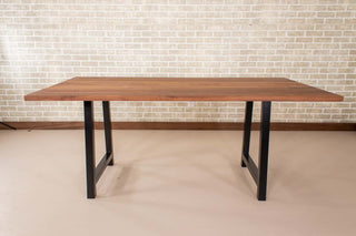 Saguaro Table on Steel A Legs - Loewen Design Studios