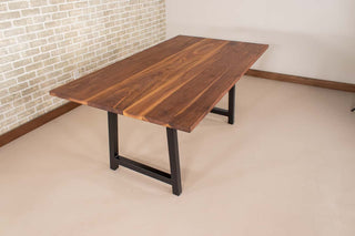 Saguaro Table on Steel A Legs - Loewen Design Studios