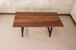 Saguaro Table on Steel A Legs - Loewen Design Studios