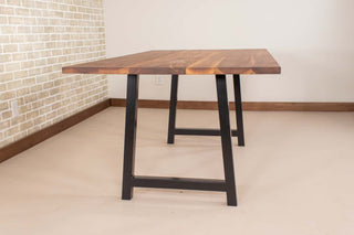 Saguaro Table on Steel A Legs - Loewen Design Studios
