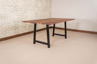 Saguaro Table on Steel A Legs - Loewen Design Studios