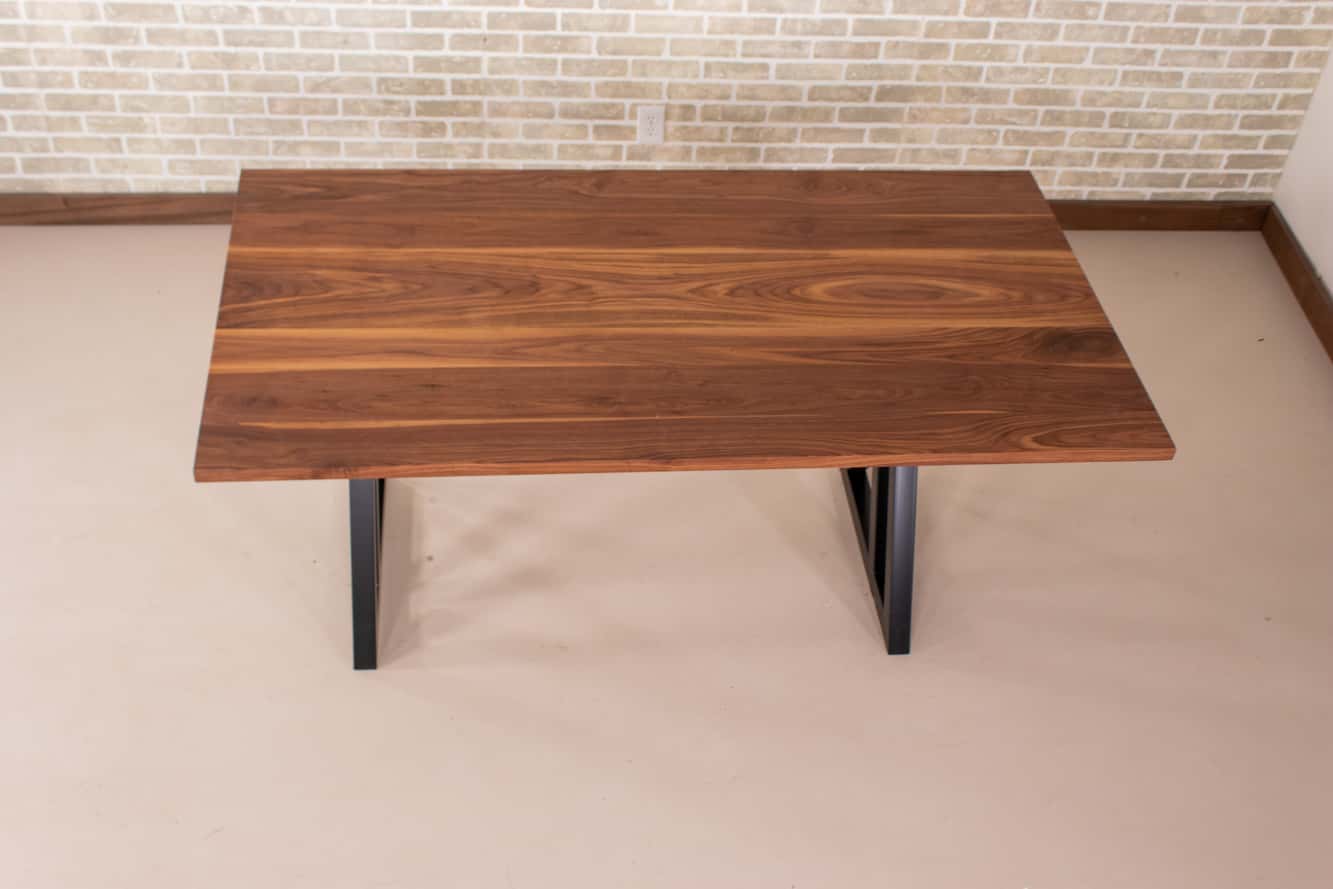 Saguaro Table on Steel Double Y Legs - Loewen Design Studios