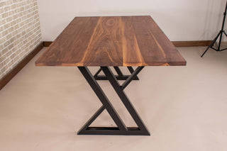 Saguaro Table on Steel Double Y Legs - Loewen Design Studios