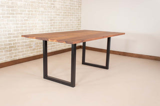 Saguaro Table on Steel Square U Legs - Loewen Design Studios