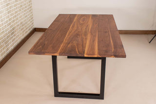 Saguaro Table on Steel Square U Legs - Loewen Design Studios