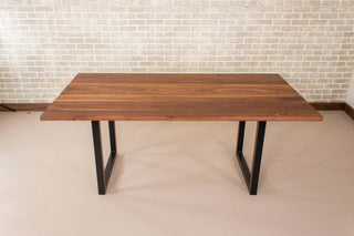 Saguaro Table on Steel Square U Legs - Loewen Design Studios
