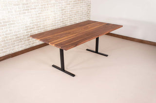 Saguaro Table on Steel T Legs - Loewen Design Studios