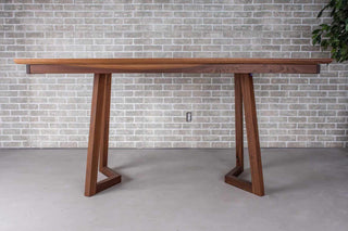 walnut counter height extension table