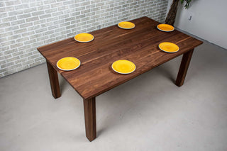 walnut parsons table